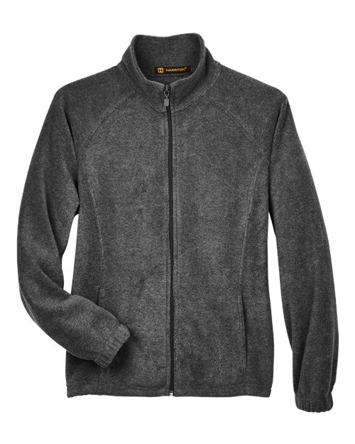 Harriton Womens Fleece Zip-Up