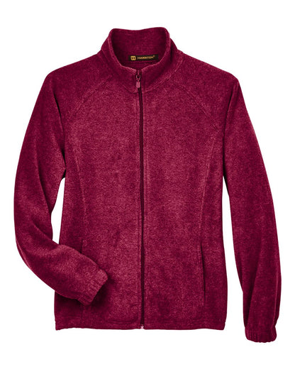 Harriton Womens Fleece Zip-Up