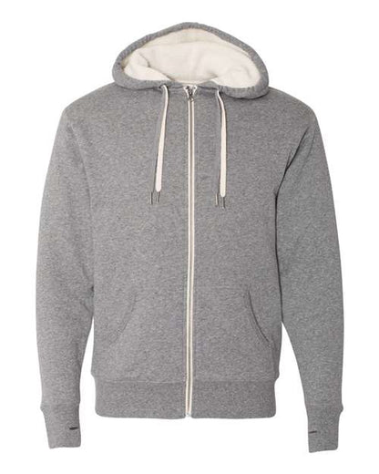 Unisex Sherpa-Lined Hooded ZipUp - Independent Trading Co.
