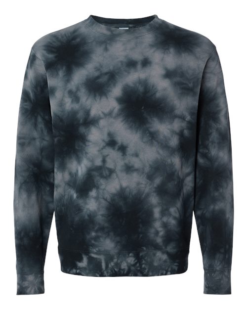Independent Trading Co. Tie-Dyed Crewneck Sweatshirt