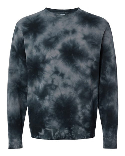 Independent Trading Co. Tie-Dyed Crewneck Sweatshirt
