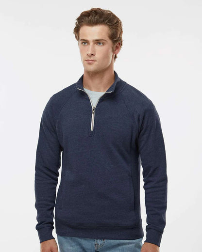 J. America Quarter-Zip Sweatshirt with Pockets