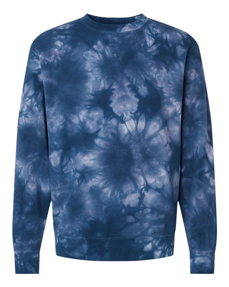 Independent Trading Co. Tie-Dyed Crewneck Sweatshirt