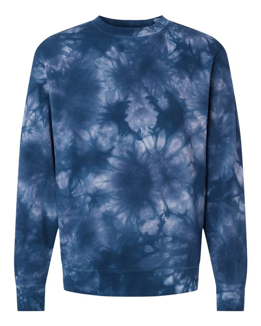 Independent Trading Co. Tie-Dyed Crewneck Sweatshirt